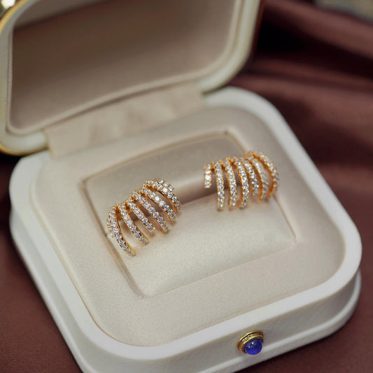 Tennis Line Earrings