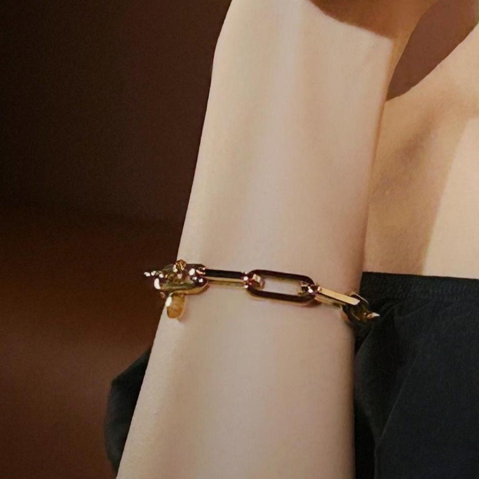 LG009 Paperclips Choker Necklace/Bracelet Set