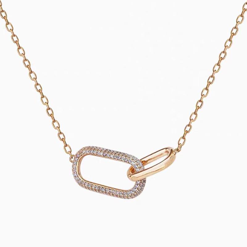 Celestial Paperclip Necklace/Bracelet Set