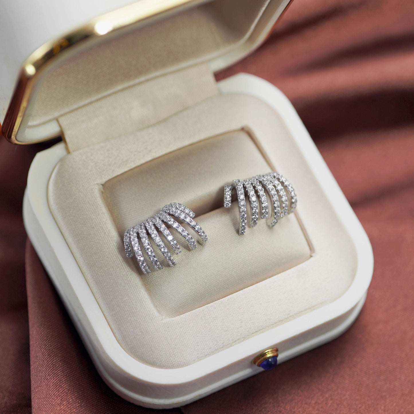 Tennis Line Earrings