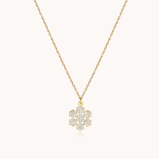 LG020 Snowflake Elegance Necklace