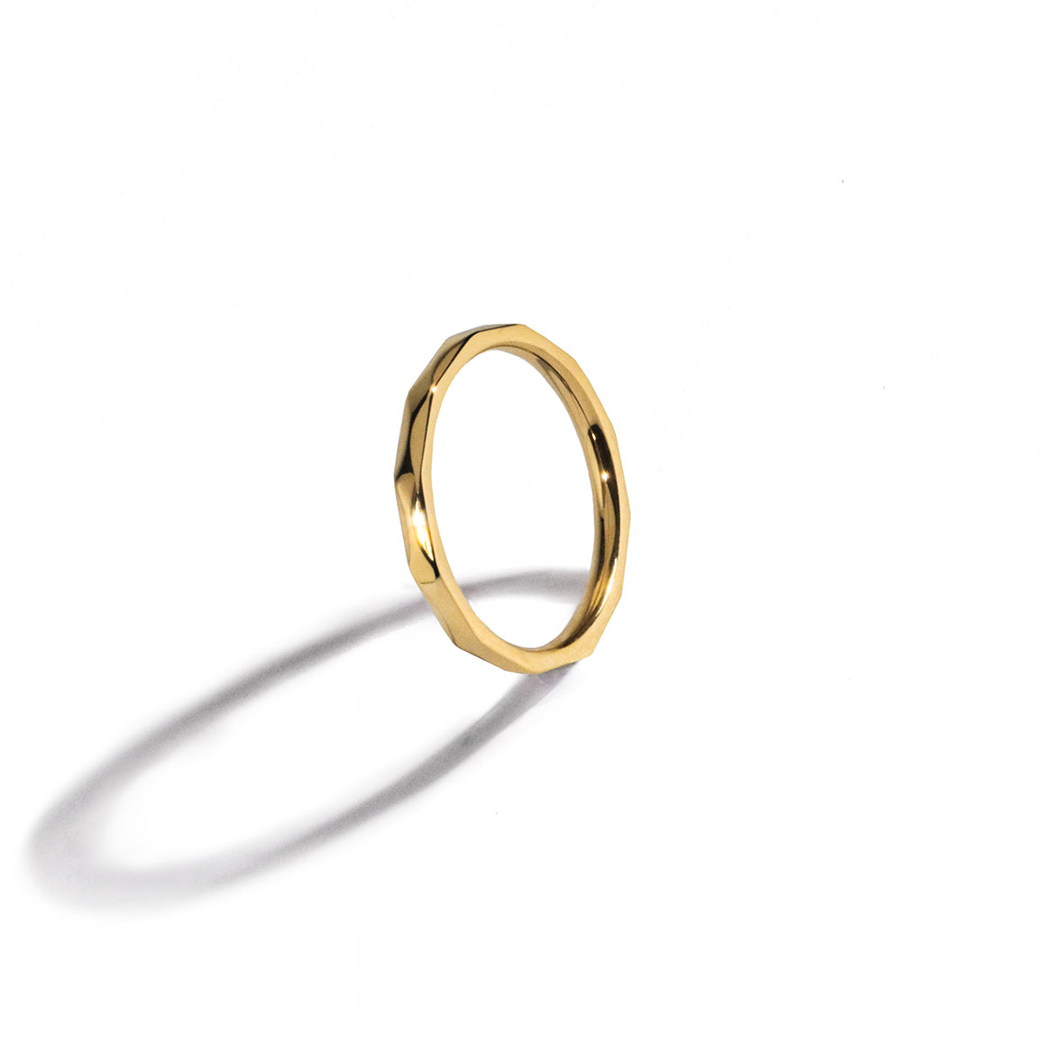 LG-033 18K gold  plated cutting ring