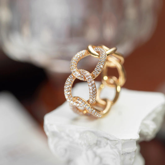 Sparkle Drop Ring
