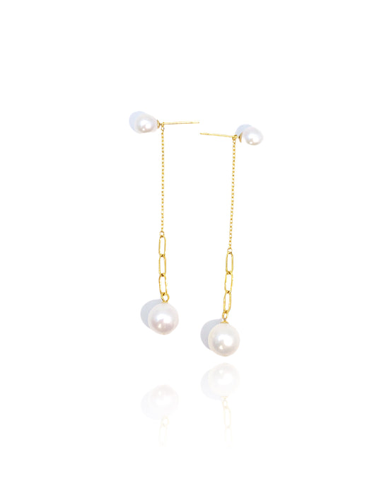 ZY-084 Natural Pearl Earrings