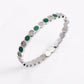 LG-037 HexaGlow Malachite Bangle