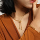 LG-009 Golden Flow Chain Necklace