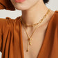 LG-009 Golden Flow Chain Necklace