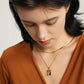 LG-006 Flat Snake Chain  Necklace/ Bracelet set