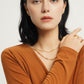 LG-010  Golden Harmony Layered Necklace