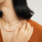 LG-010  Golden Harmony Layered Necklace