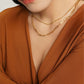 LG-010  Golden Harmony Layered Necklace