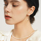 LG-042 Natural Pearl Earrings