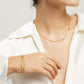 LG-045  18K gold plated pretty beans bracelet