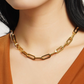 LG009 Paperclips Choker Necklace/Bracelet Set