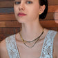 LG-006 Flat Snake Chain  Necklace/ Bracelet set
