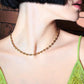 LG-051 Elegant Coffee Beans necklace/bracelet set