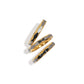 LG-035 Two-Tone Facet Harmony Ring