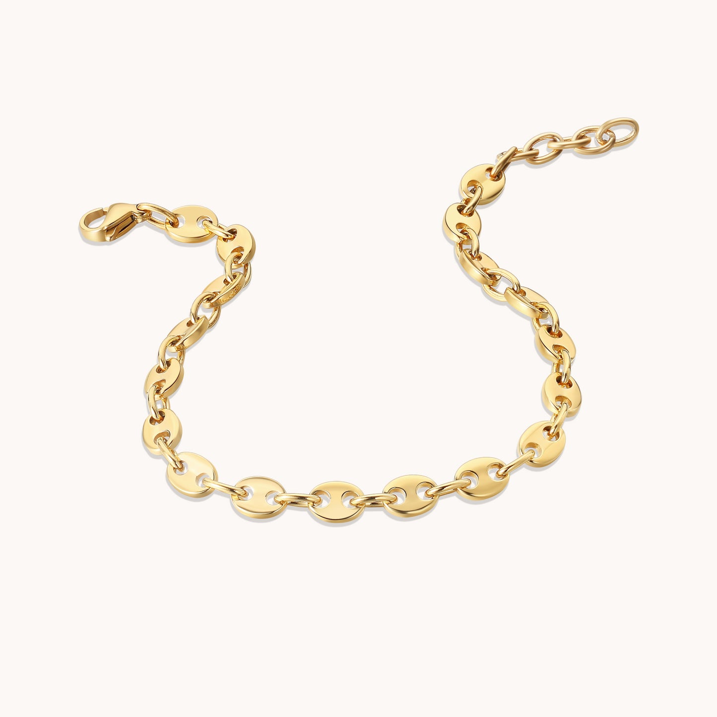 LG-007 Coffee Beans Necklace & Bracelet Set