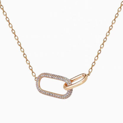 Celestial Paperclip Necklace/Bracelet Set