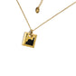 LG-015 Honeycomb Radiance Pendant Necklace