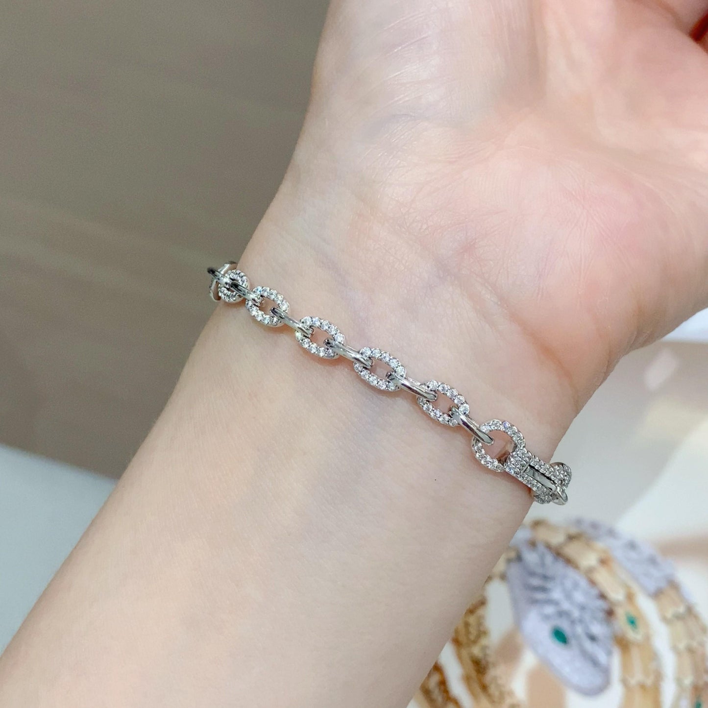Astral Lock Bangle Bracelet