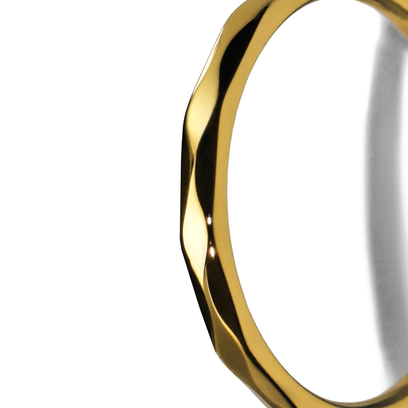 LG-033 18K gold  plated cutting ring