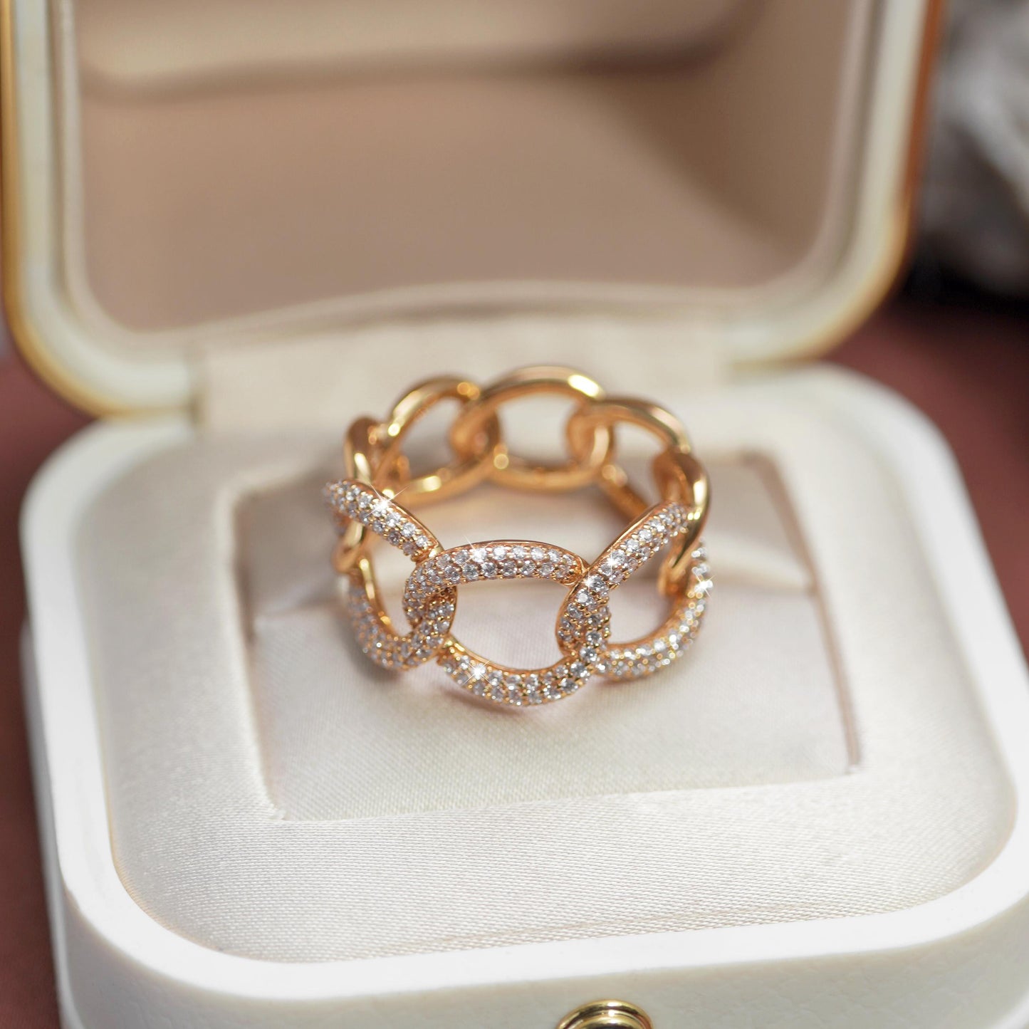 Sparkle Drop Ring