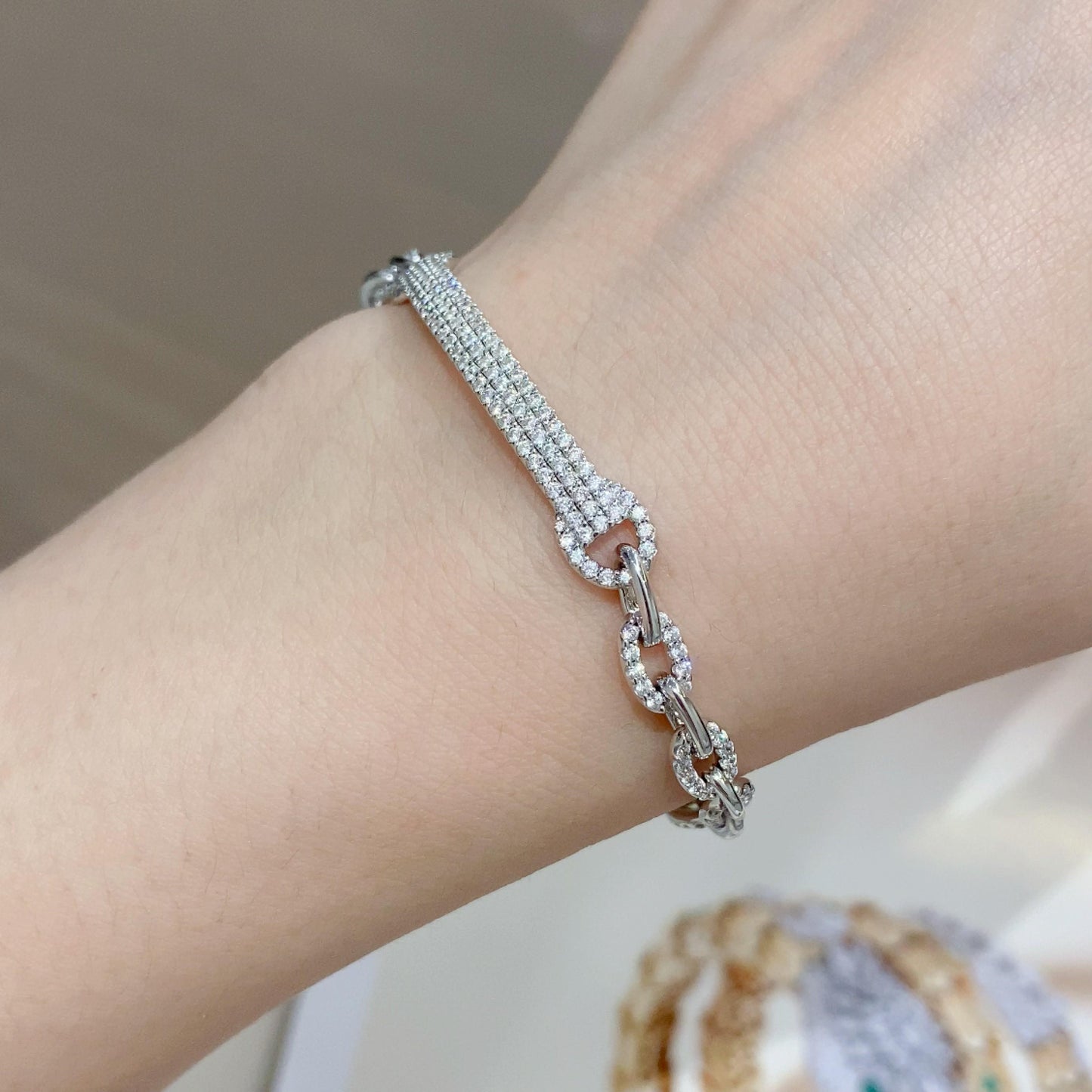 Astral Lock Bangle Bracelet