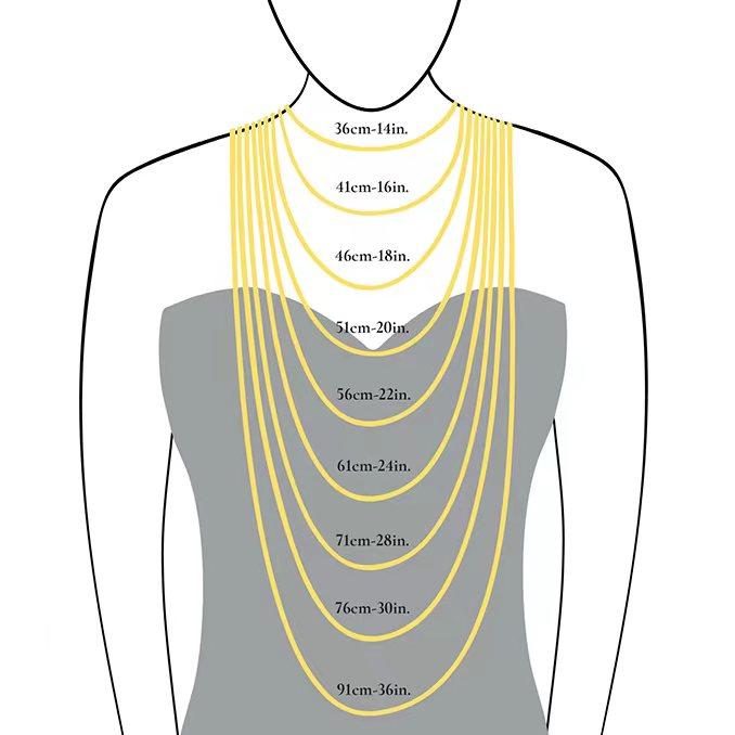 ZY-088 Herring Bone Small Necklace(3mm/2.5mm)