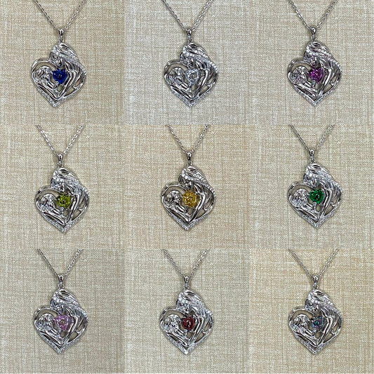 LG143 Heart Pendant Necklace Classic Handmade Jewelry