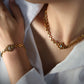 LG-004 Honeycomb Bloom  Necklace/Bracelet set