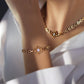 LG-004 Honeycomb Bloom  Necklace/Bracelet set