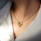 LG-014 Honey Drip Heart Necklace