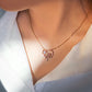 LG-014 Honey Drip Heart Necklace