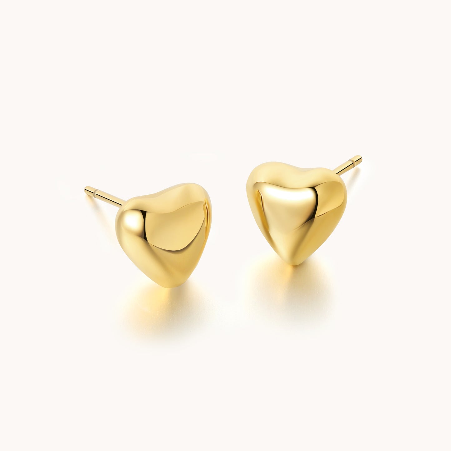 LG-026 Golden Love Studs Earrings