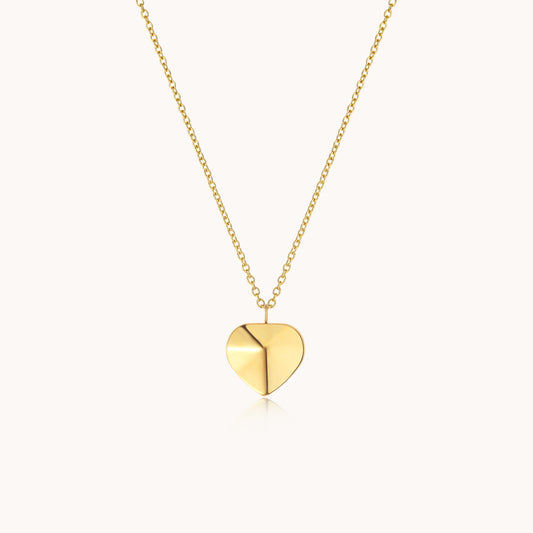 ZY-074 3D Heart shape necklace