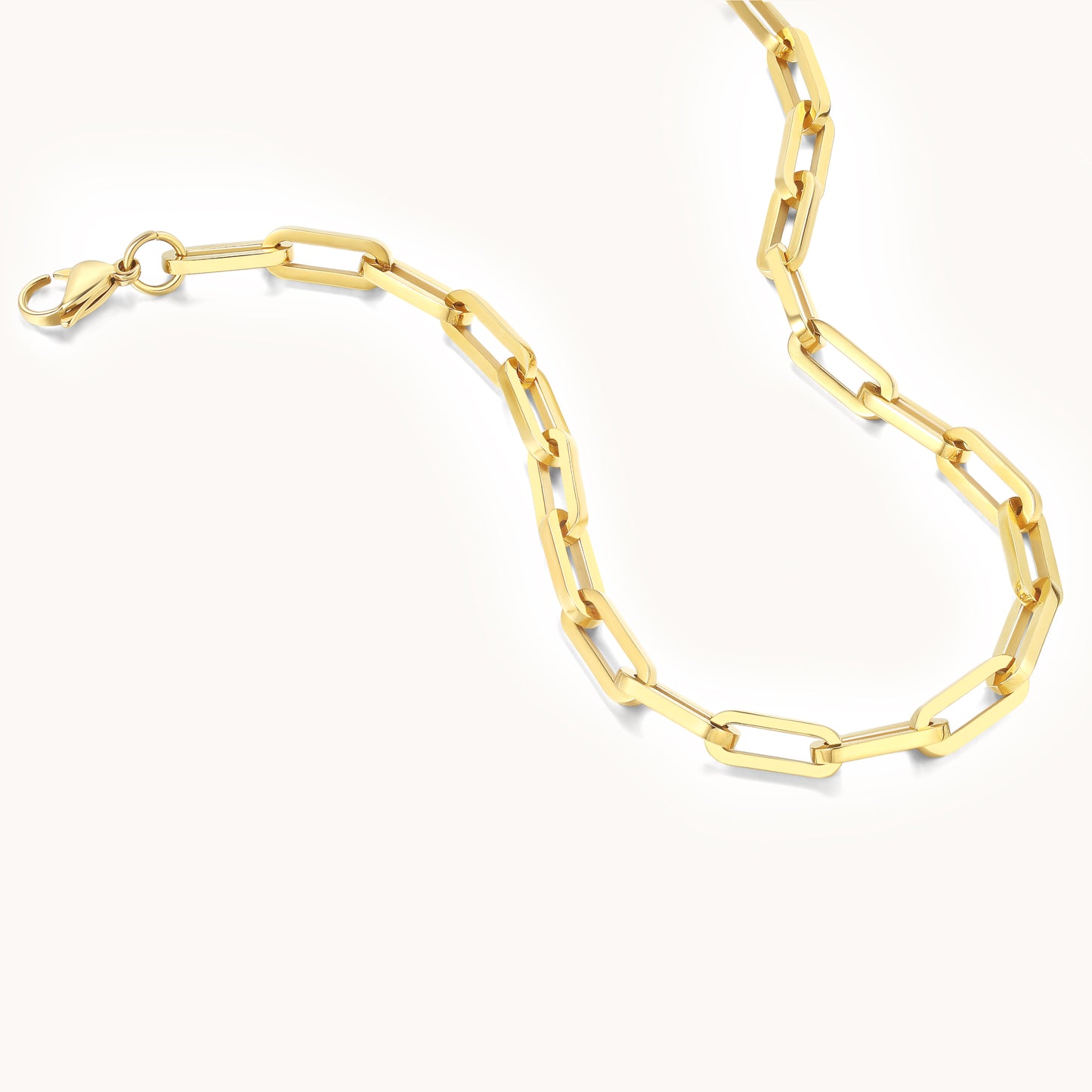 LG009 Paperclips Choker Necklace/Bracelet Set