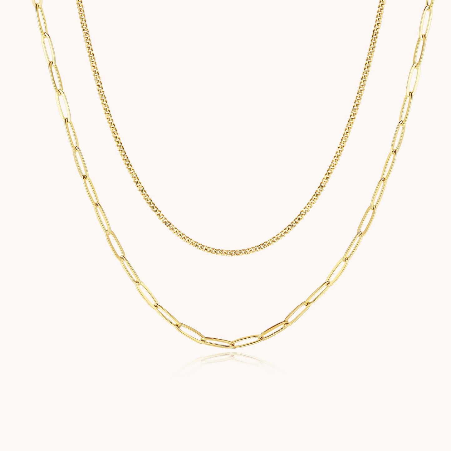 LG-010  Golden Harmony Layered Necklace