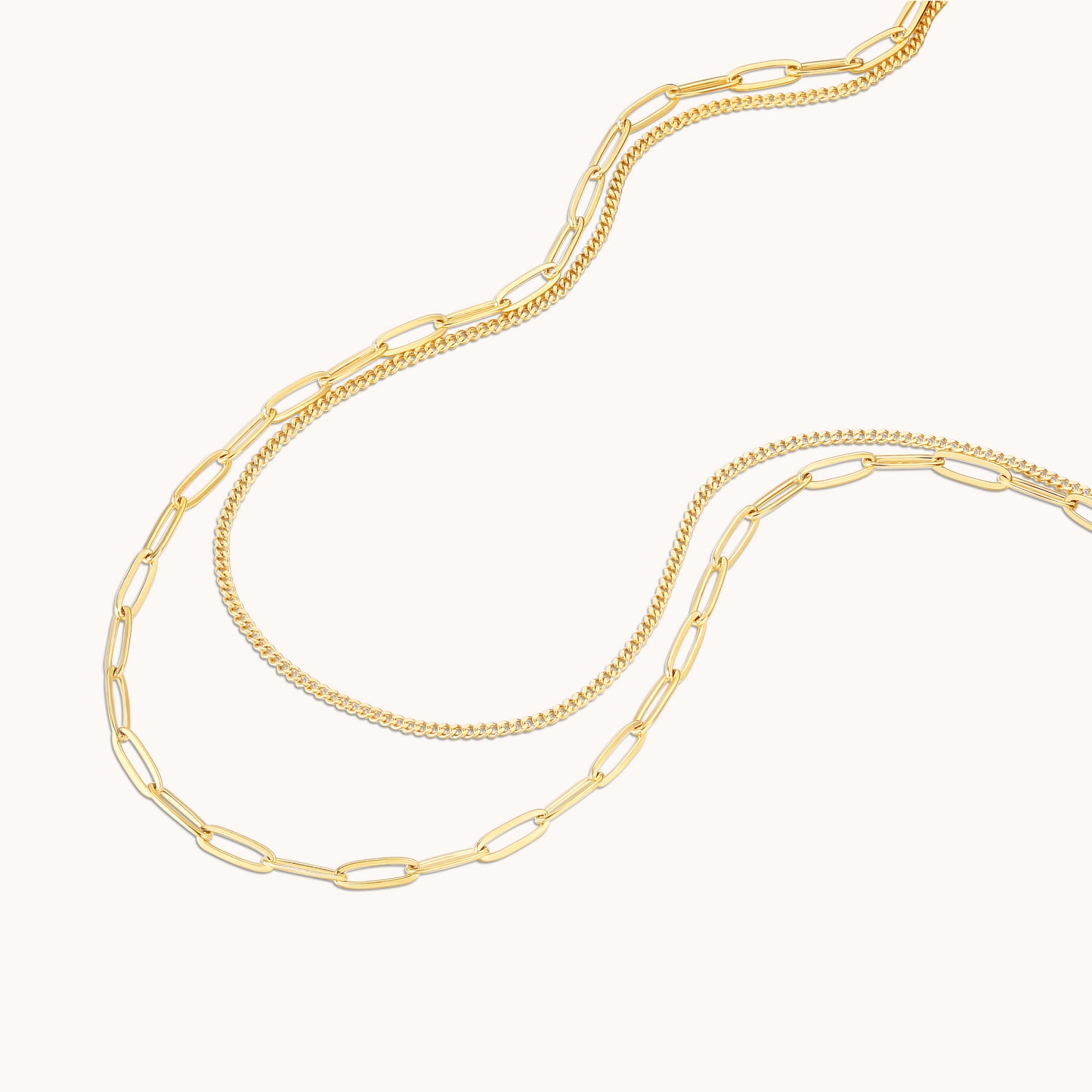 LG-010  Golden Harmony Layered Necklace