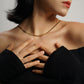 LG006 Flat Snake Chain 4/3/2mm Necklace/ Bracelet set