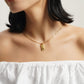 LG-023  Radiant Tag Pendant Necklace