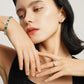 LG-037 HexaGlow Malachite Bangle