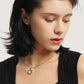 LG-024 Golden Unity Pendant Necklace