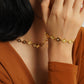 LG-002 Hexagonal Harmony Necklace/Bracelet Set