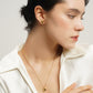 LG-017  Facet Heart Pendant Necklace