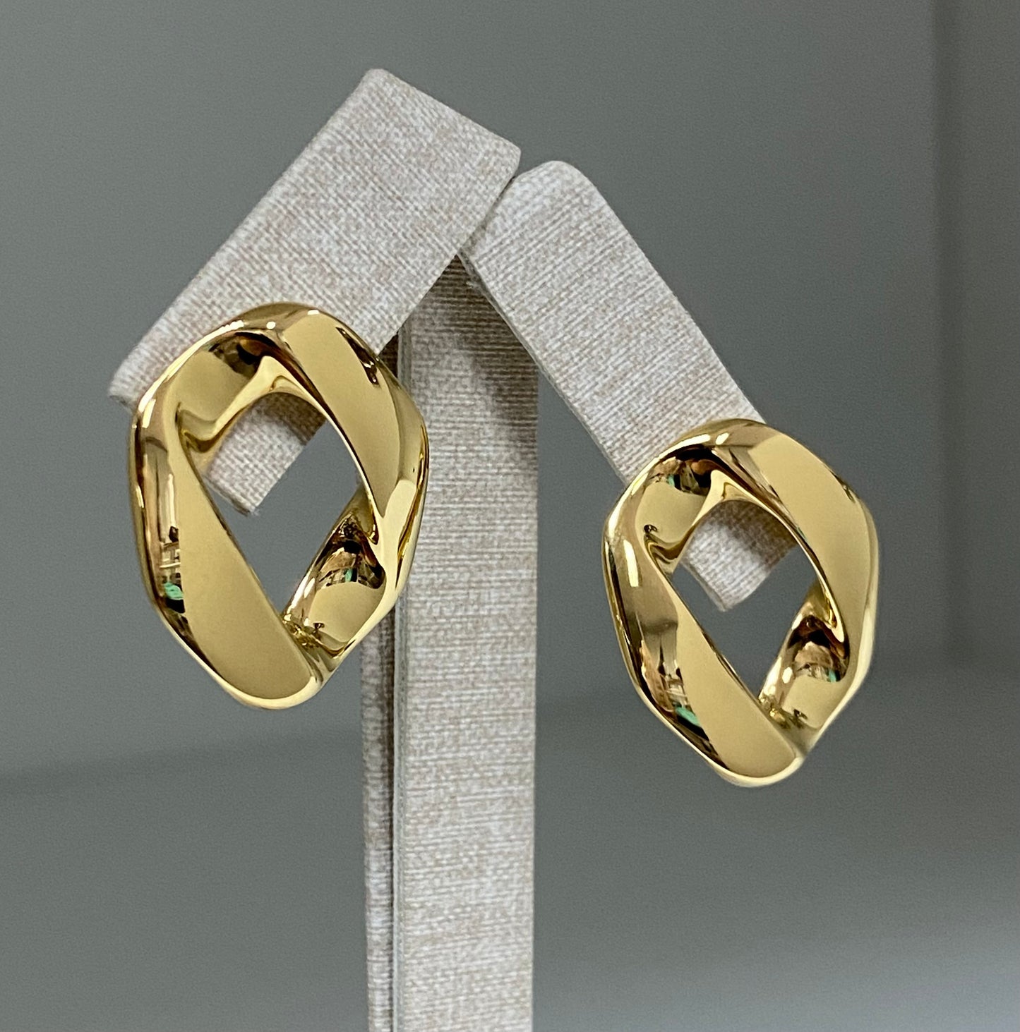 LG056 Double Cuba Chain Set Necklace/Bracelet/Earrings