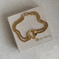 LG056 Double Cuba Chain Set Necklace/Bracelet