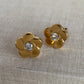 LG057 Floral Moissanite Earrings Classic Handmade  Jewelry