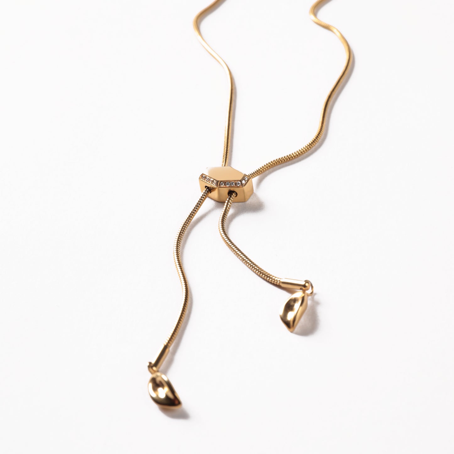 LG-009 Golden Flow Chain Necklace