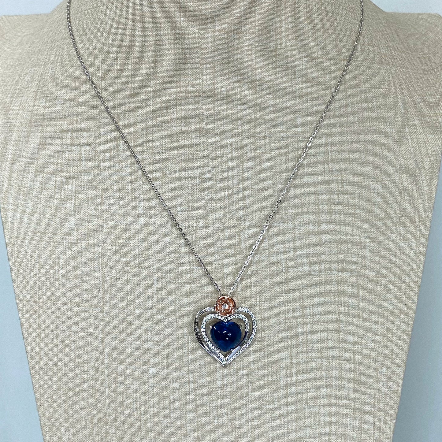 LG145 Heart Pendant Necklace Classic Handmade Jewelry